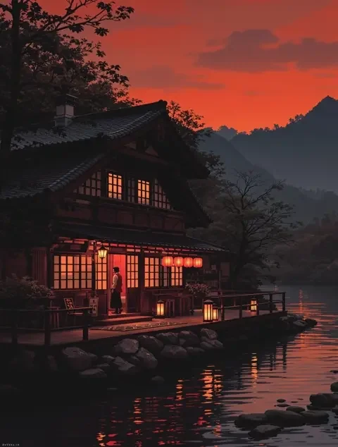 江边旅馆电视剧高清封面海报